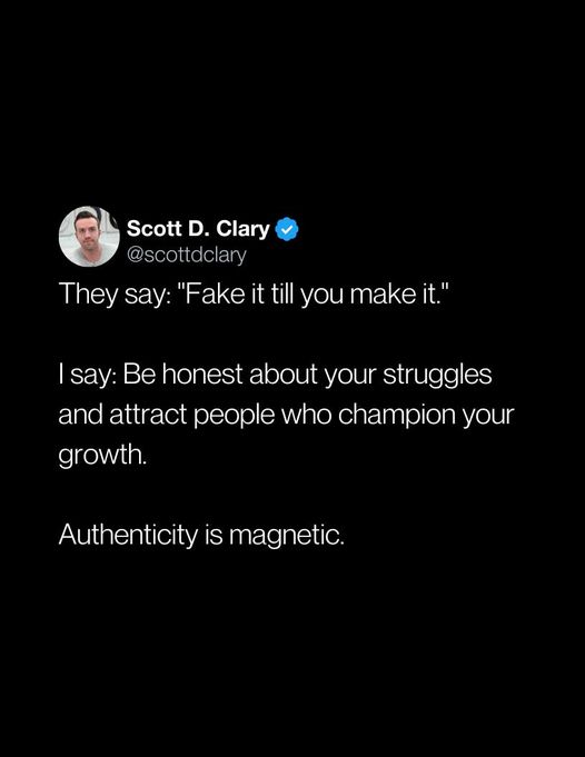 Authenticity is magnetic  #Authentic #Authenticity #Quotes #Poets #QuoteOfTheDay #Inspiration #motivation #dailymotivation #dailyinspiration #Philosopher #Philosophy #Greatness #XZEmpire #XZQuotes