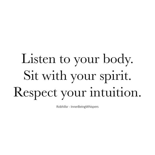 Align with yourself by honoring your body, soul, and inner wisdom.