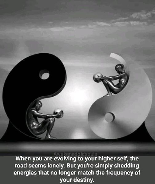 Growth can feel lonely, but it’s just you aligning with your true destiny.